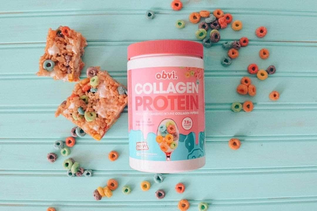 Obvi Collagen Fruity Cereal Bars