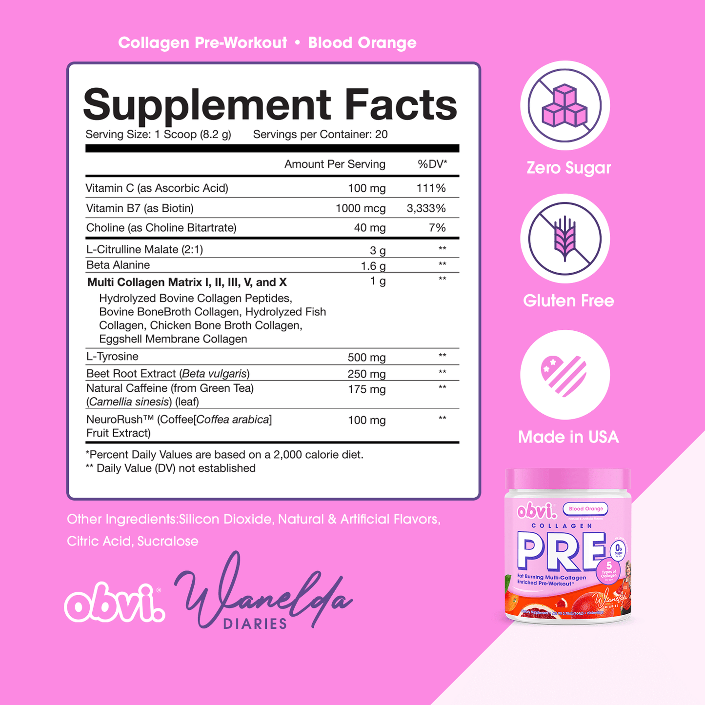 Wanelda's Pre Workout | Blood Orange