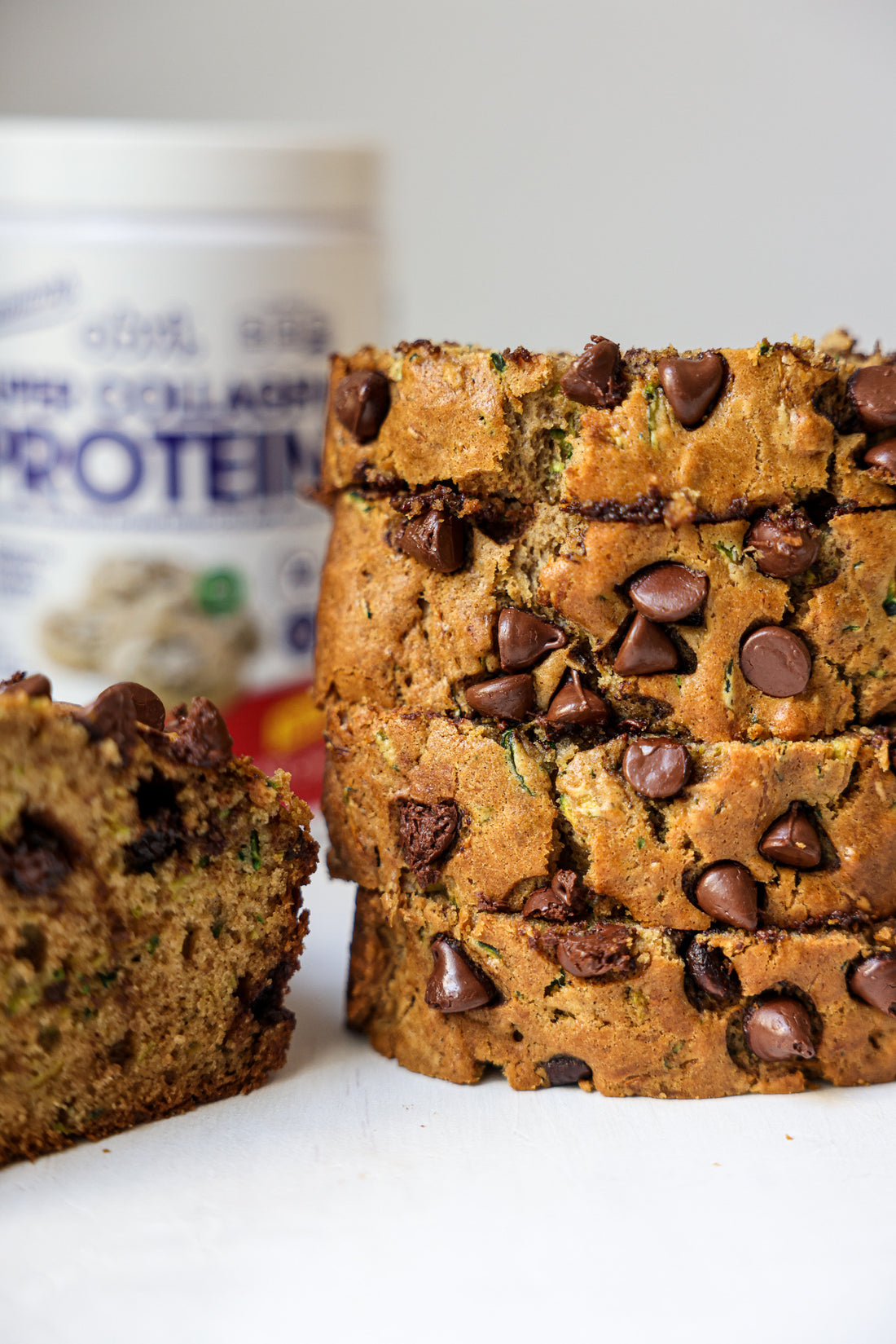 Protein-Packed Chocolate Chip Zucchini Bread