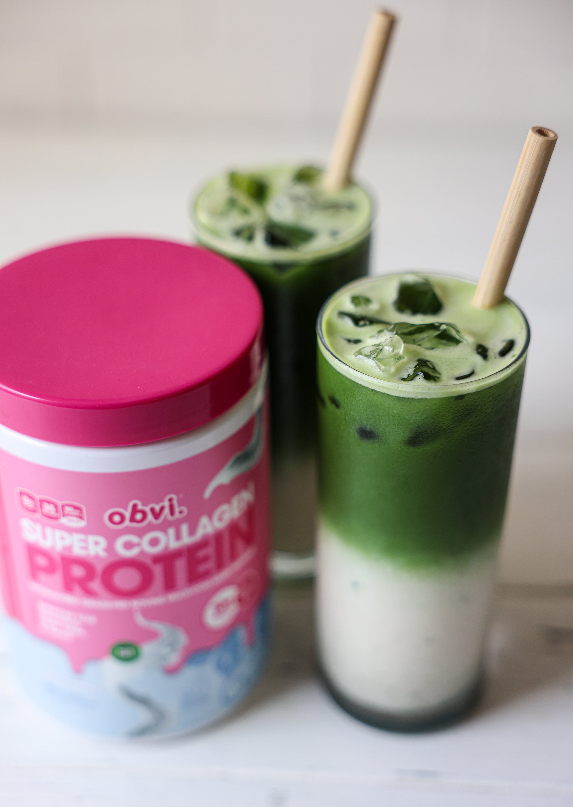 Oat Matcha Iced Latte