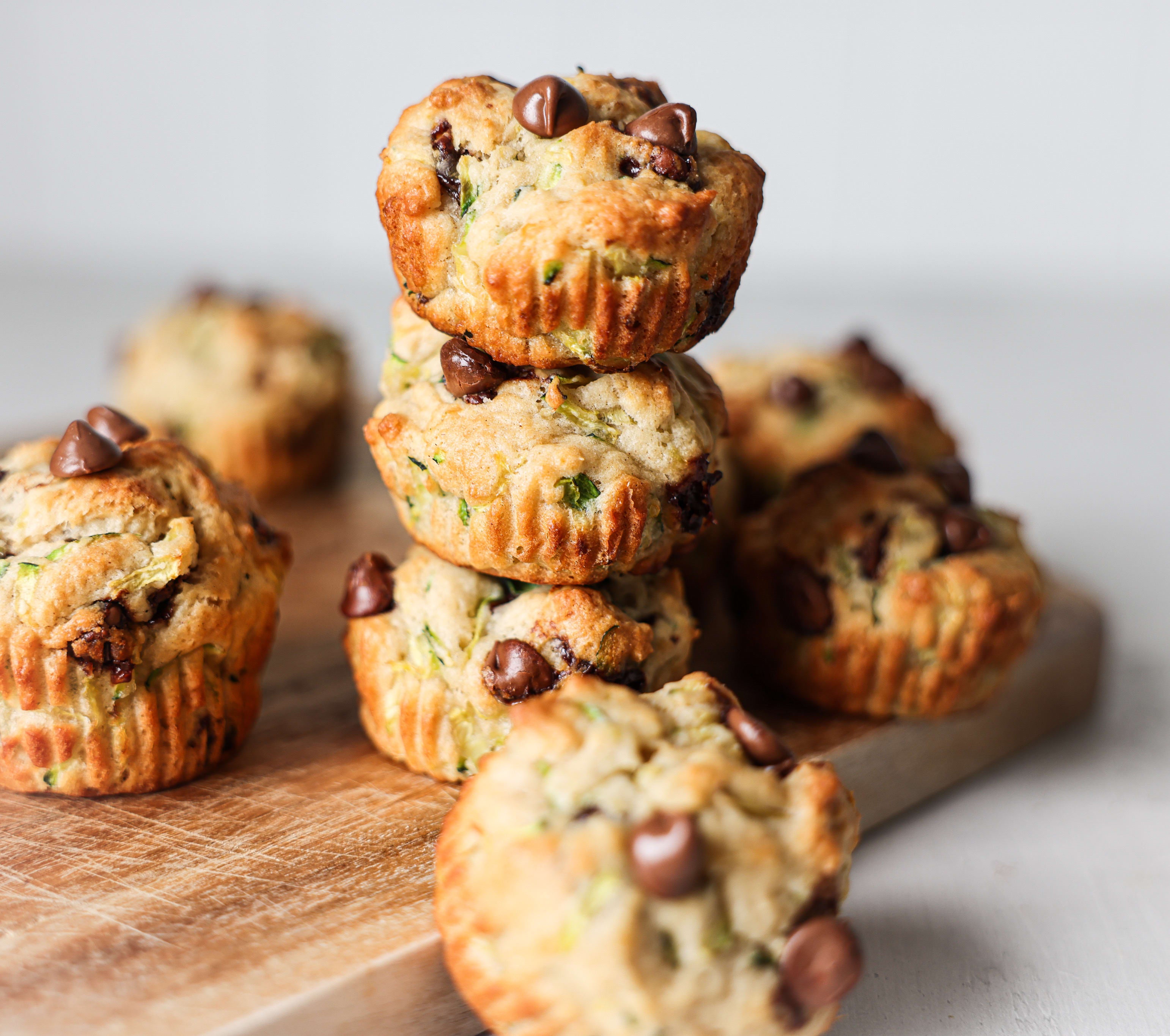 Chocolate Chip Zucchini Muffins