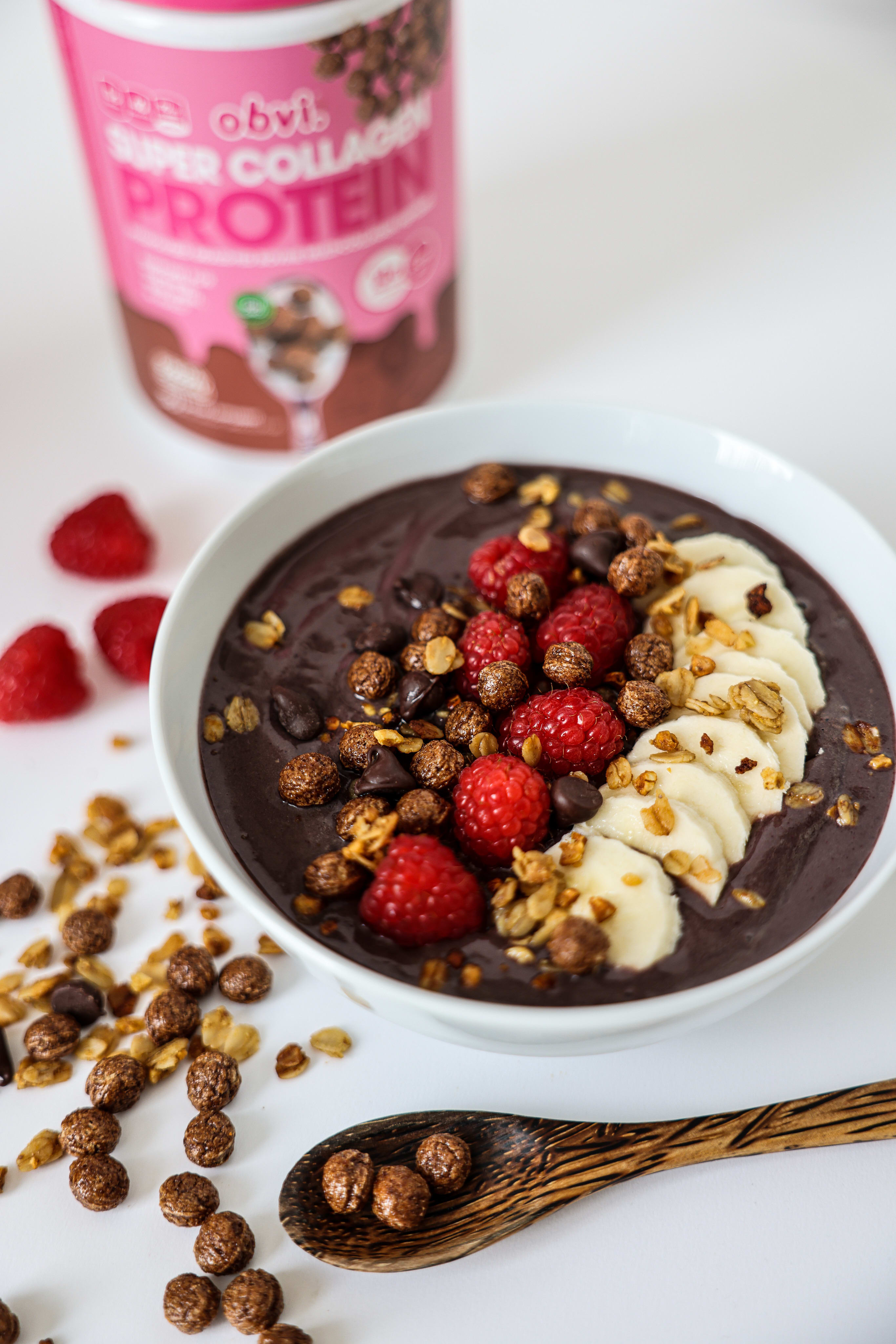 Antioxidant Cocoa Acai Smoothie Bowl