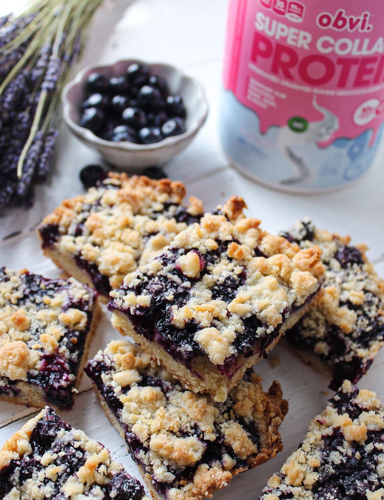 Blueberry Crumble Bars