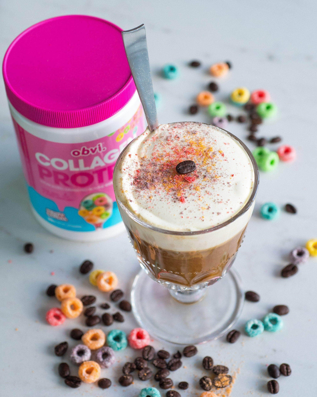 Fruity Cereal Collagen Frappucino