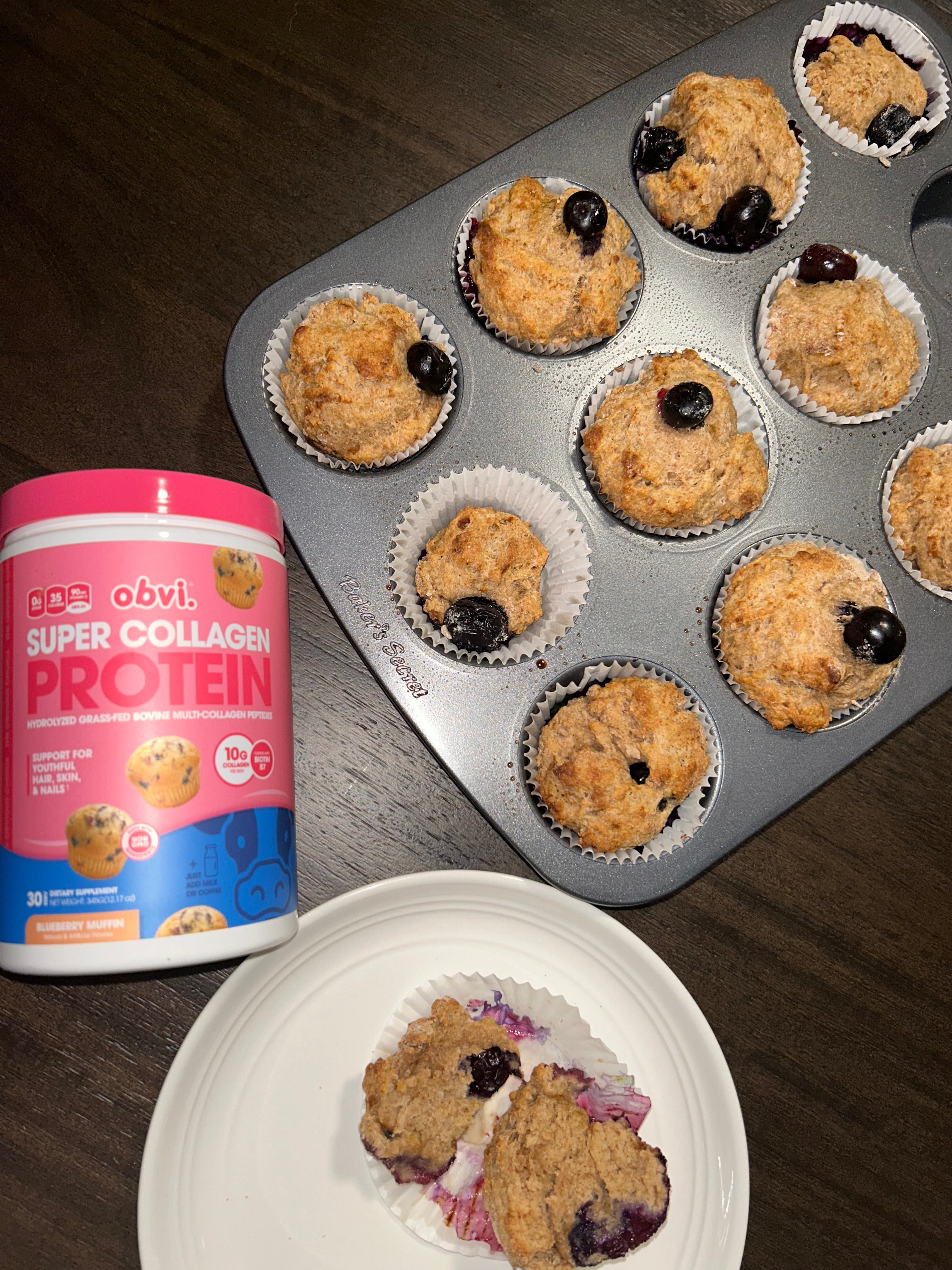 Healthy Blueberry Muffins