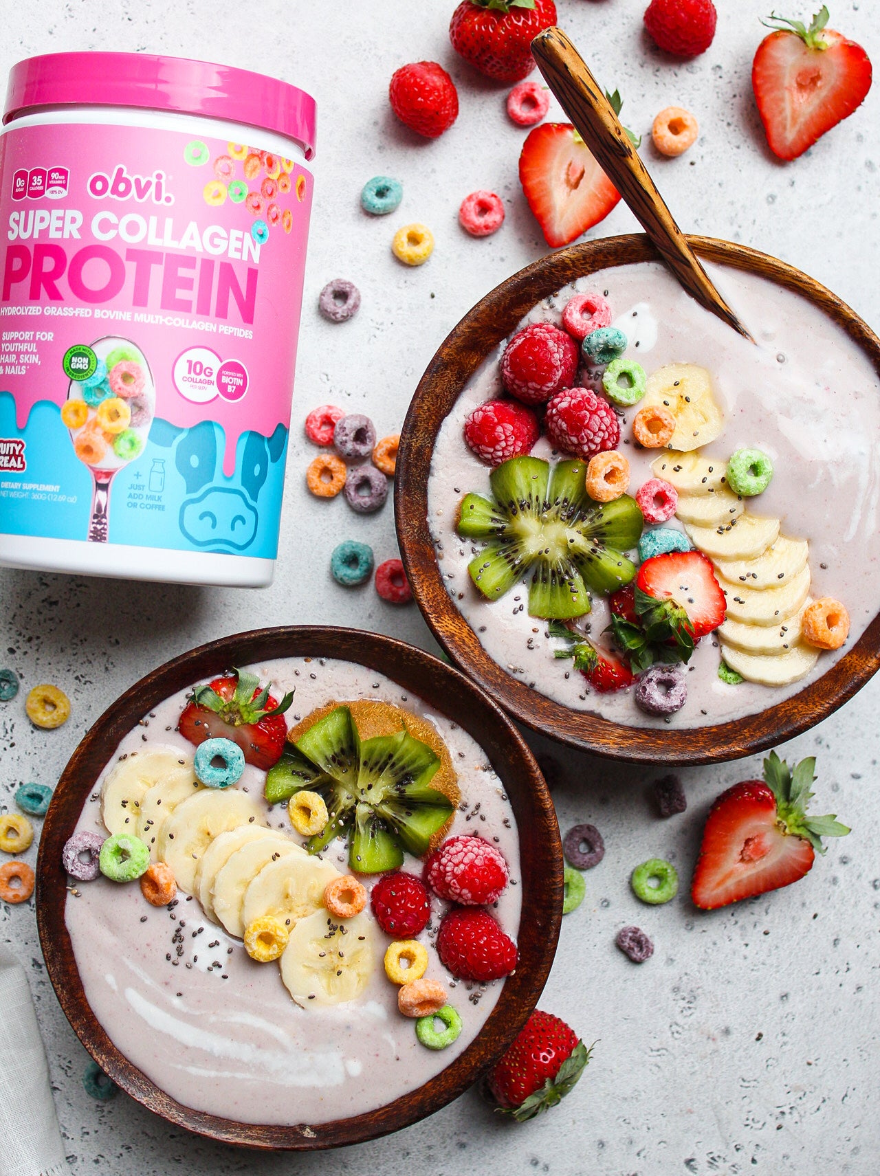 Fruity Cereal Smoothie Bowl – Obvi