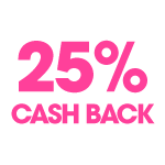 25% CashBack