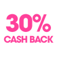 30% CashBack
