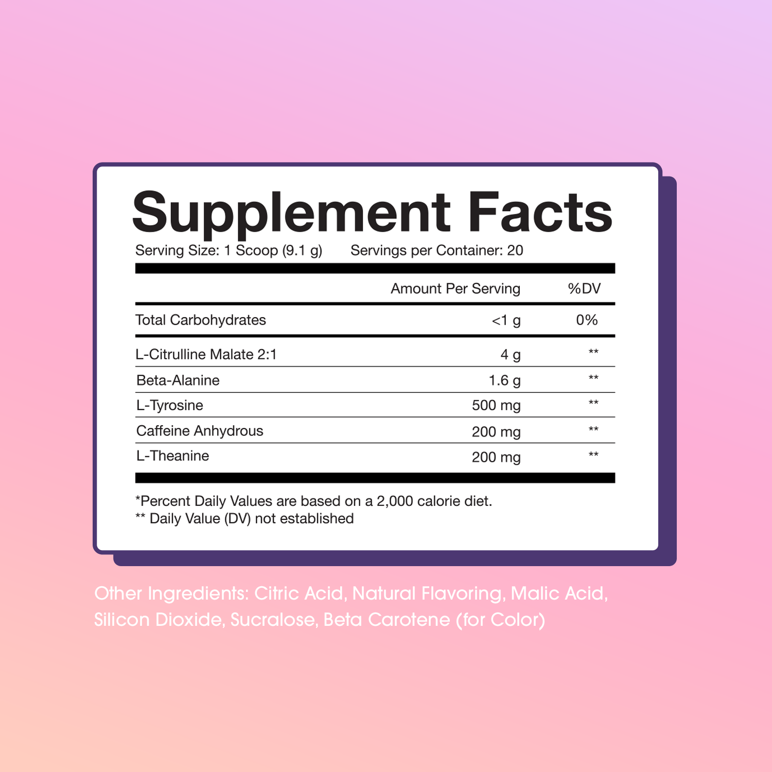 Pre Workout | Peach Mango