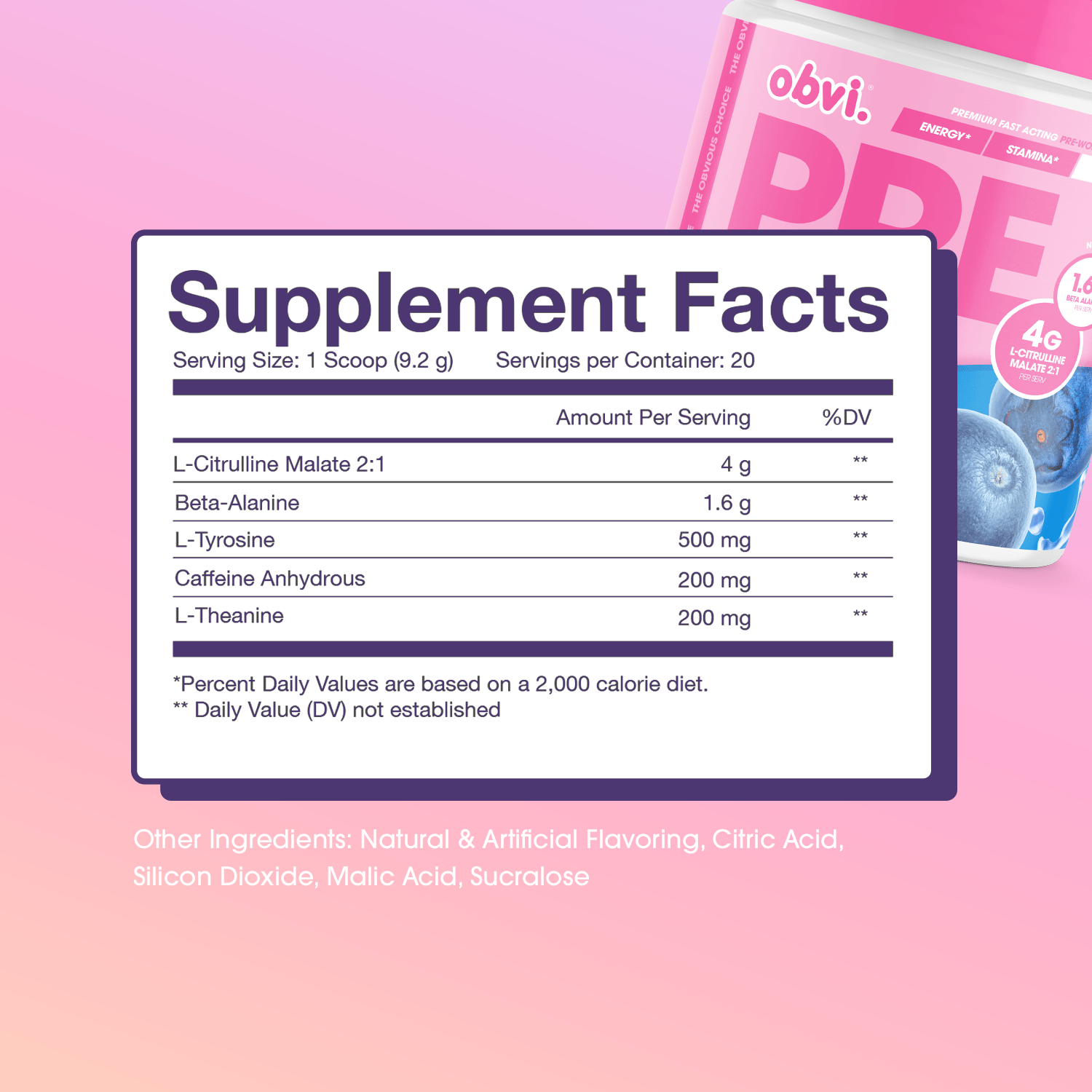 Pre Workout | Blueberry Acai