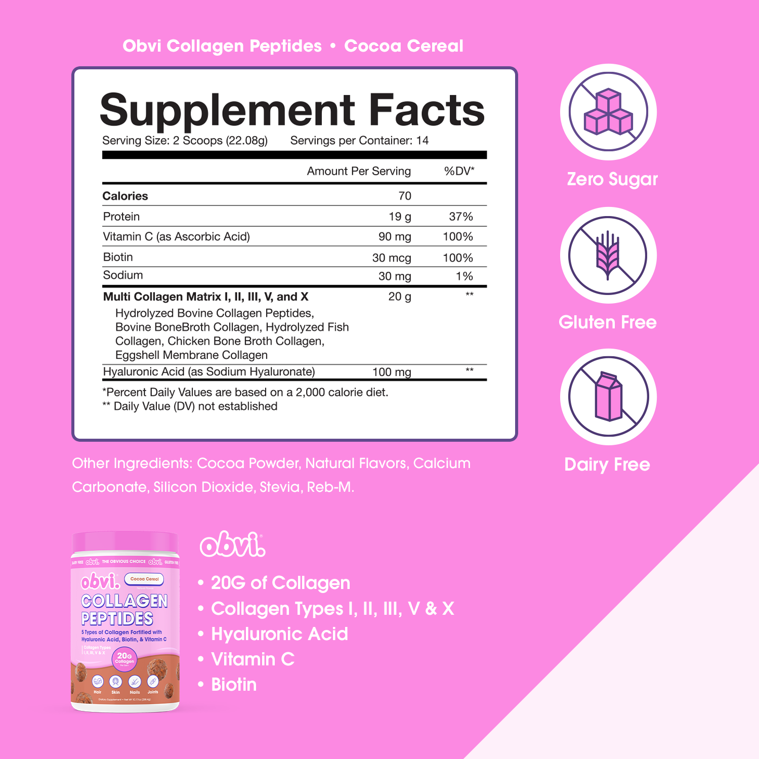Collagen Peptides | Cocoa Cereal
