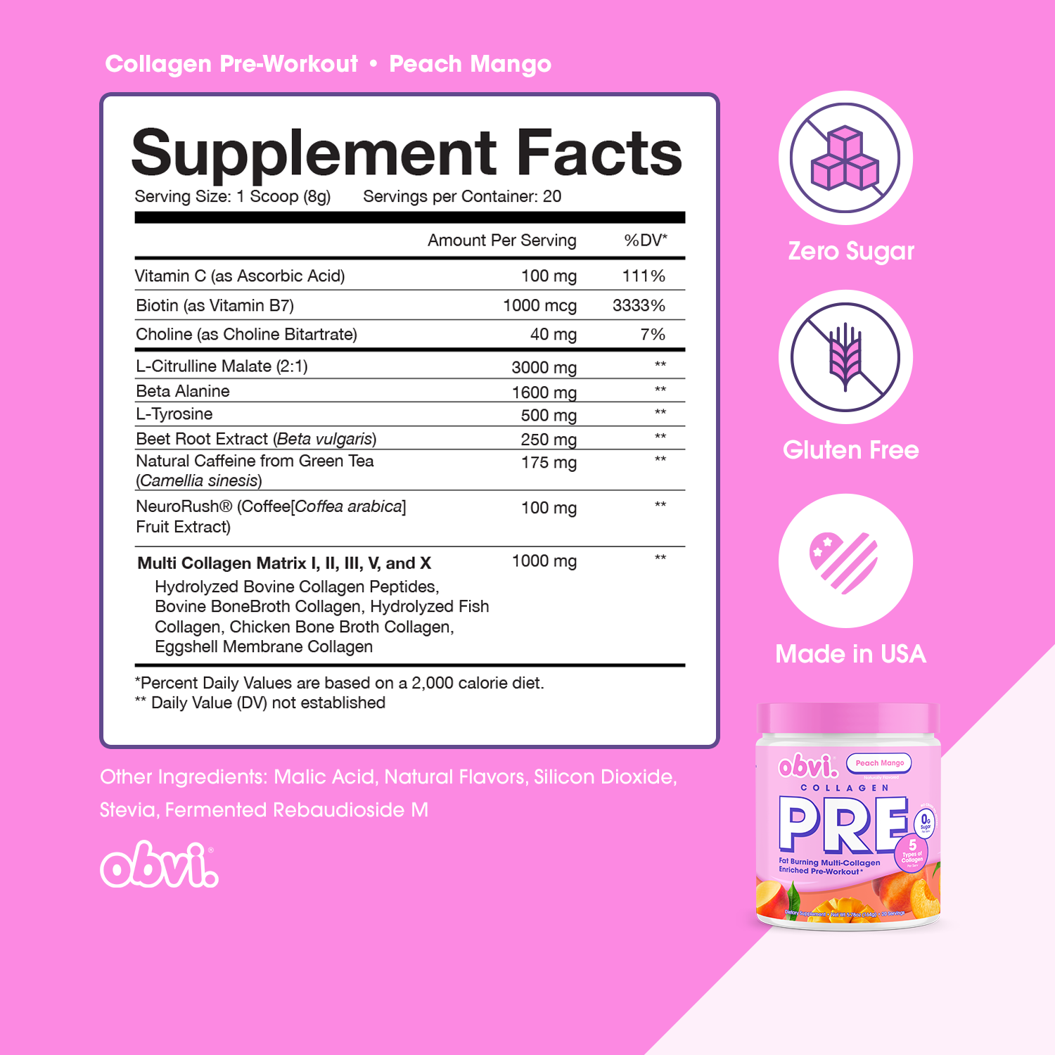 Pre Workout | Peach Mango