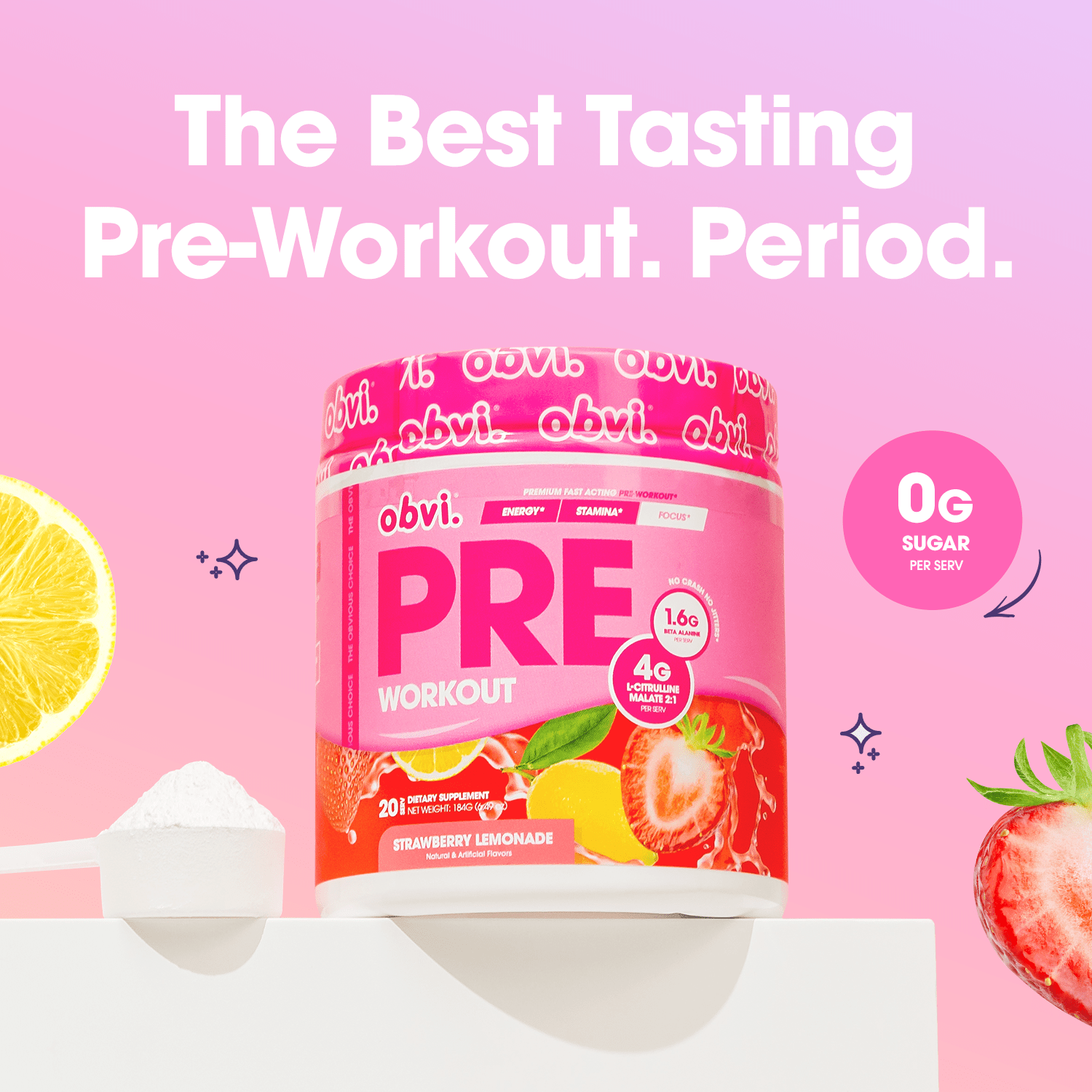 Pre Workout | Strawberry Lemonade