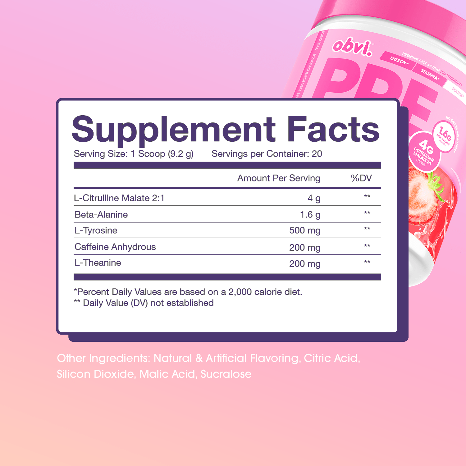 Pre Workout | Strawberry Lemonade