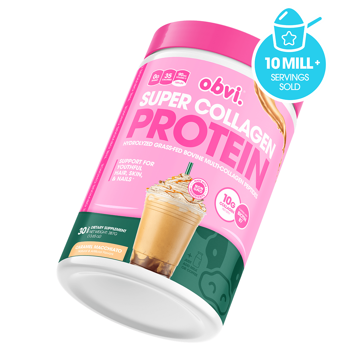 Super Collagen Protein Powder | Caramel Macchiato