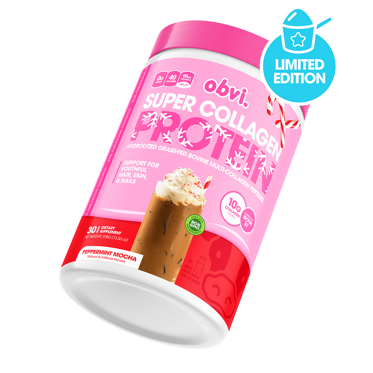 Super Collagen Protein Powder | Peppermint Mocha